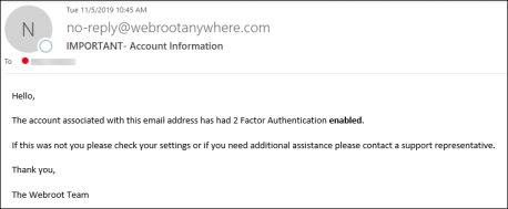 Enabling two-factor authentication (2FA)